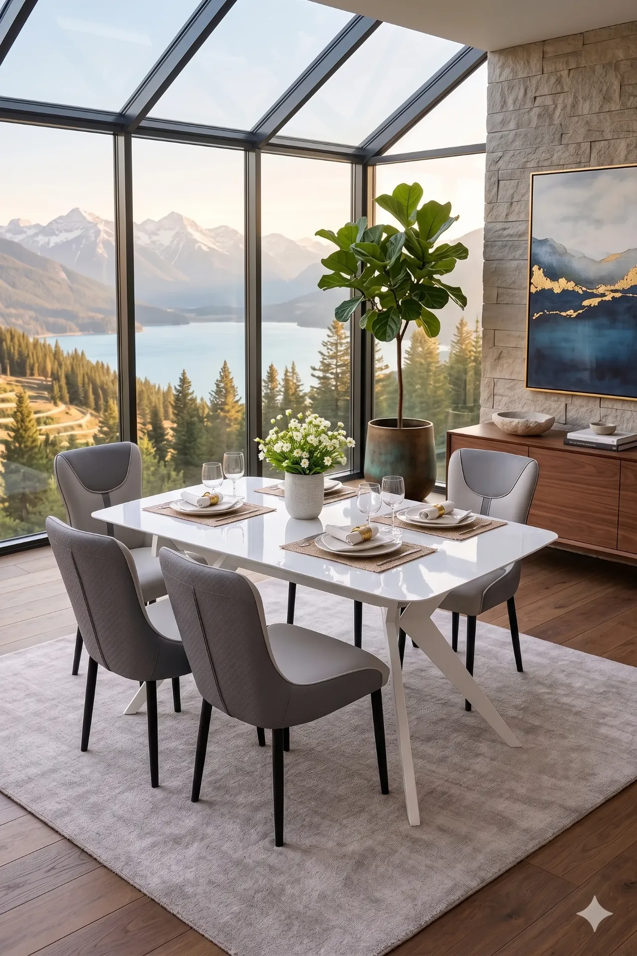 5-Piece Modern Dining Room Set