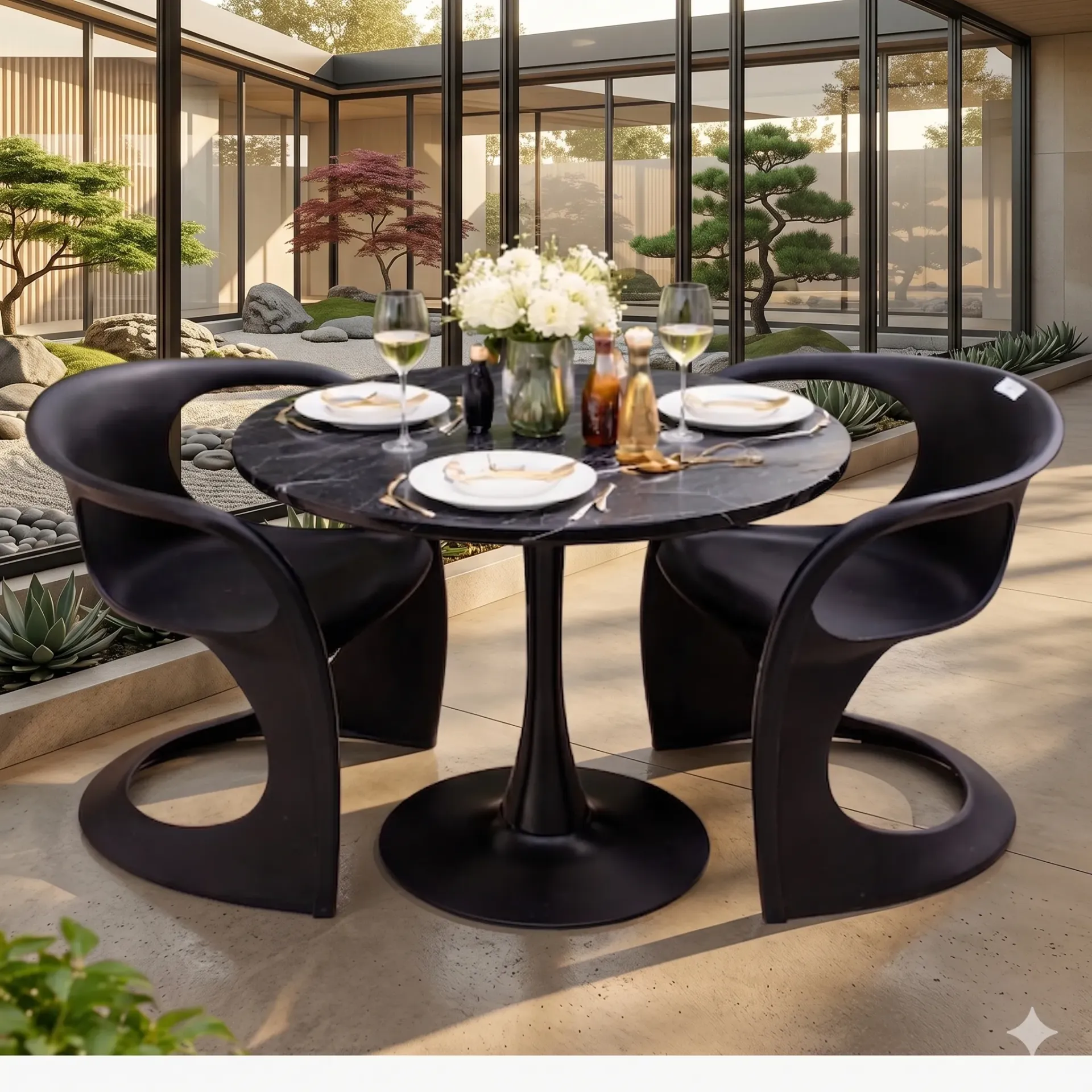 Luxury Modern Bistro Set