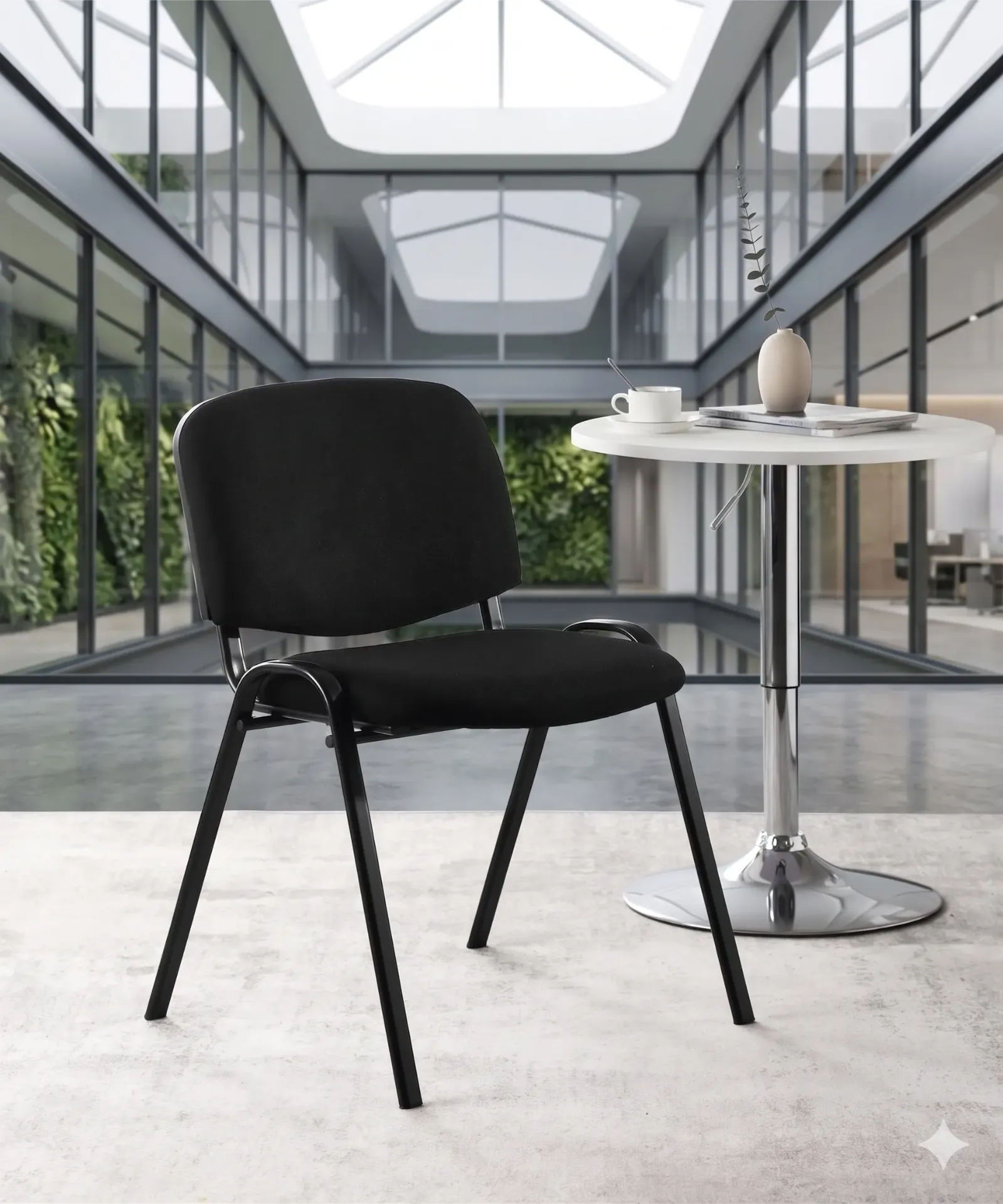 Vanguard Heavy-Duty Fabric Office Waiting Chair