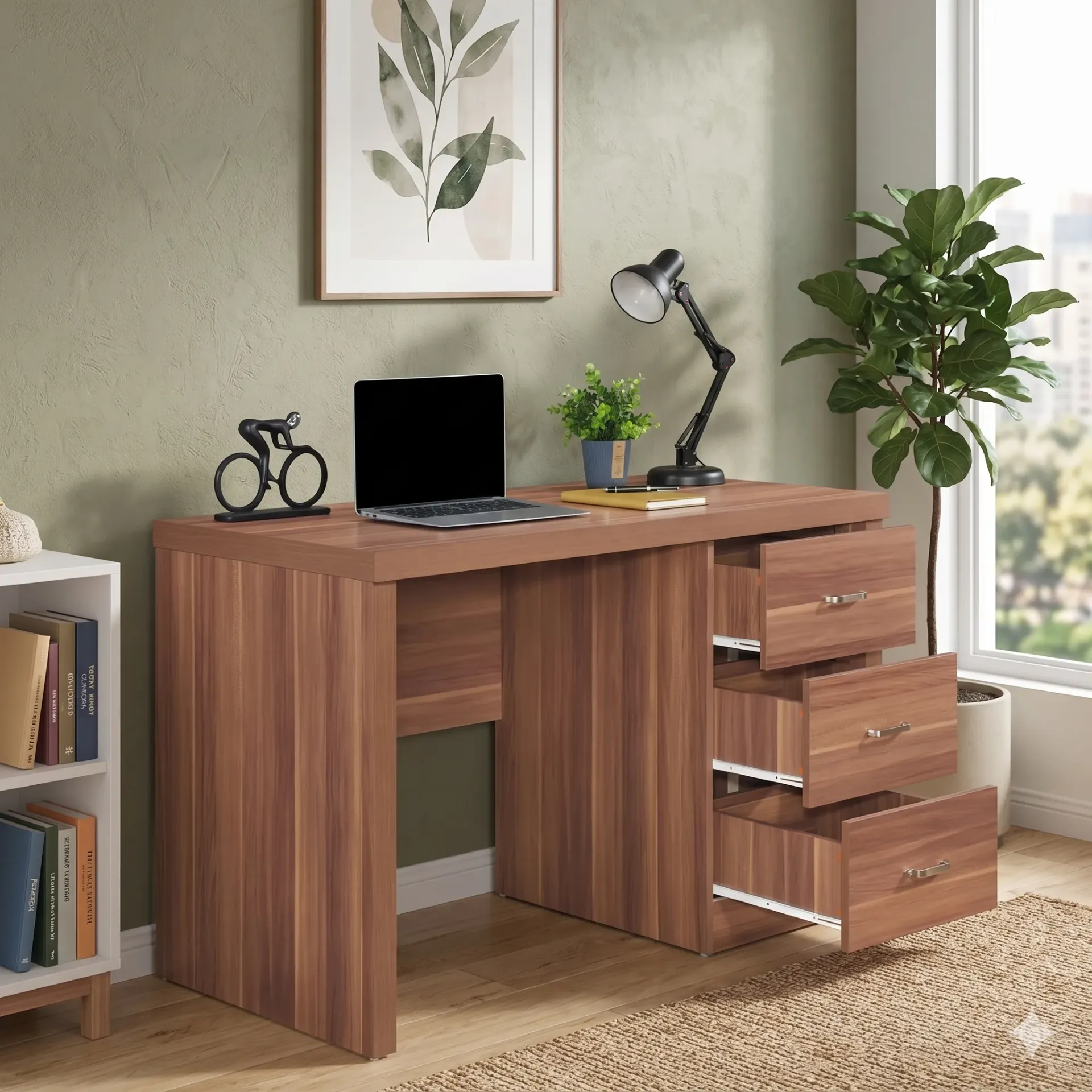 140cm Modern Wooden Office Desk