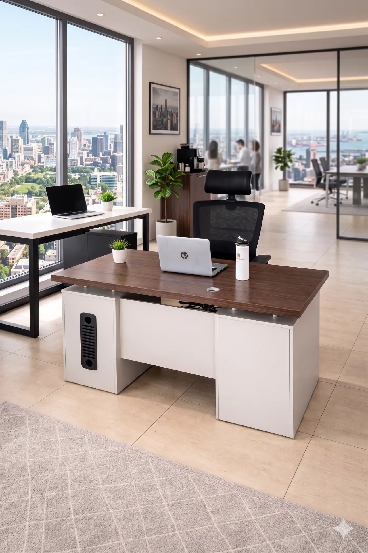 Modern Ergonomic Executive Office Desk